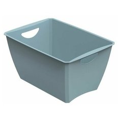 Ящик для хранения без крышки Rotho Lounge 23 л 46,0*32,0*25,0 голубой горизонт