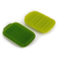 Набор из 2 малых щеток для мытья посуды CleanTech зеленый Joseph Joseph