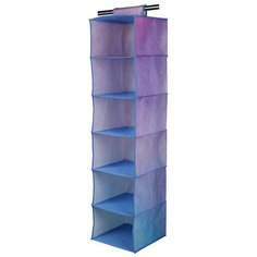 Кофр подвесной "Акварель" 6 секций, Д1200 Ш300 В300, голубой, розовый Handy Home