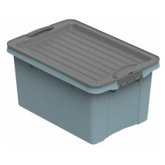 Контейнер 4,5л COMPACT 27*18,5*15 см голубой горизонт Rotho