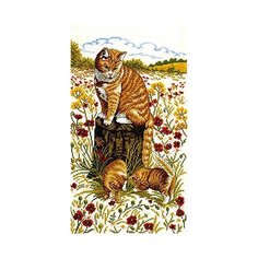 Набор для вышивания Коты, лён 26 ct EVA Rosenstand