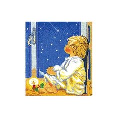 Набор для вышивания Мальчик и звезды, лён 26 ct EVA Rosenstand