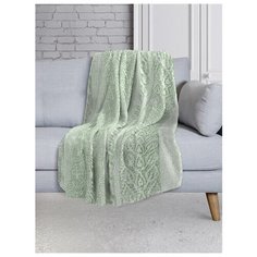 Плед LUCKY Домашний, 150х200см, 100%пэ, зеленый