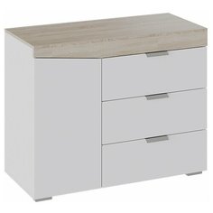 Комод тип 1 (Дуб Сонома/Белый Ясень) Triya