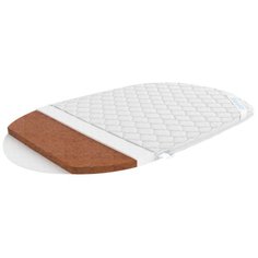 Матрас в приставную кровать Nuovita Accanto Bonta 78x43х3 см белый