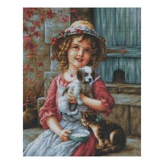 Набор для вышивания Лучшие друзья, Luca-S 22 х 27 cм G518