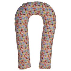 Наволочка Body Pillow на подушку для беременных U хлопок розовый/синий/красный