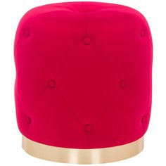Пуф Leset Марко, велюр красный