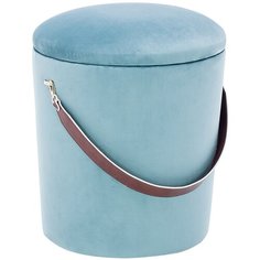 Пуф Leset Бакет, велюр бирюзовый