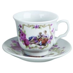 Чашка с блюдцем Rosenberg R-255204