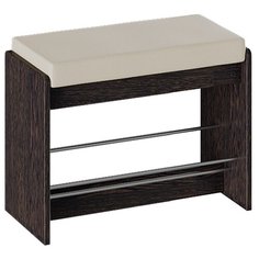 Обувница ТриЯ Тайм тип 1 / тип 2 , размер (ШхГ): 60х28 см , цвет: венге цаво/крем Triya