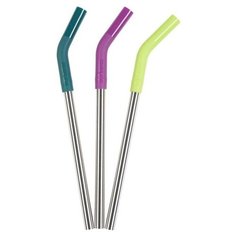 Klean Kanteen Набор трубочек для стаканов Straws, 3 шт разноцветный