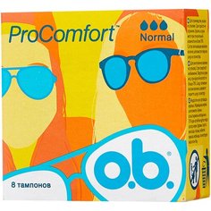 O.b. тампоны ProComfort Normal, 3 капли, 8 шт.