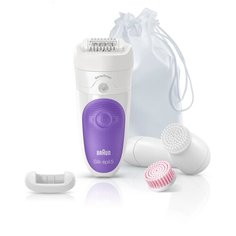 Эпилятор Braun 5-870 Silk-epil 5 белый/фиолетовый