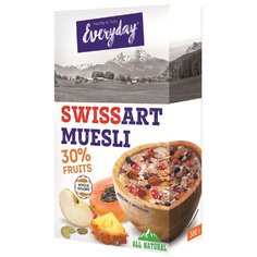 Мюсли Everyday хлопья Swiss Art с фруктами, коробка, 300 г