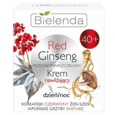 Крем Bielenda Red Ginseng против морщин 40+ день/ночь для лица,шеи и зоны декольте, 50 мл