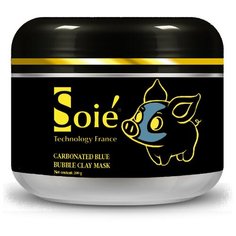 SOIE Нежно-голубая очищающая пузырьковая маска Carbonated Blue Bubble Clay Mask, 100 мл
