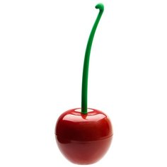 Ершик туалетный Qualy Cherry красный