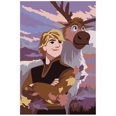 ФРЕЯ Картина по номерам "Кристофф и Свен" 20х30 см (PKZ-F1 №8)