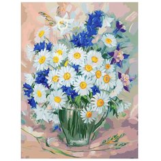 Белоснежка Картина по номерам "Ромашки" 30х40 см (3057-CS)