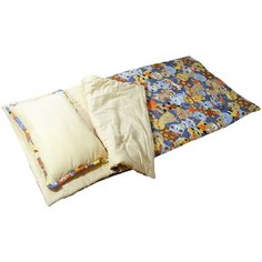 Конверт-мешок ДоММой спальный с подушкой 145 см мультиколор