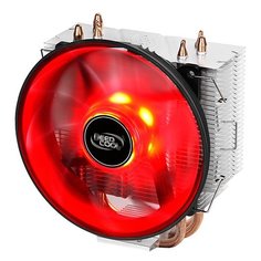 Кулер для процессора Deepcool GAMMAXX 300 серебристый/черный/красная подсветка