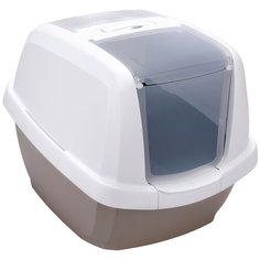 Туалет-домик для кошек Imac Maddy 62х49.5х47.5 см бежево-серый