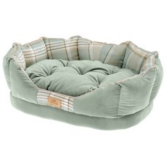 Лежак для собак и кошек Ferplast Charles 60 56х42х20 см серо-зеленый
