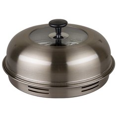 Сковорода-гриль Goodgrill Гриль-газ D520, 33 см, с крышкой, стальной