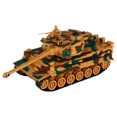 Танк Пламенный мотор Tiger (87553) 1:28 35 см коричневый/зеленый