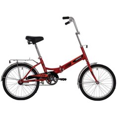 Подростковый городской велосипед Novatrack TG-20 Classic 201 (2020) красный (требует финальной сборки)