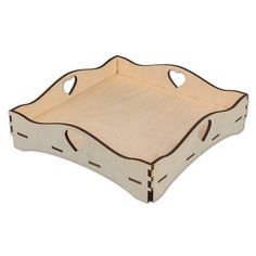 Mr. Carving Заготовка для декорирования "Поднос квадратный на ножках" ВД-240