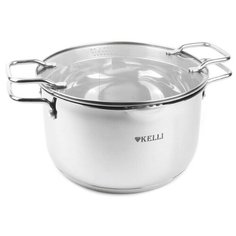 Кастрюля Kelli KL-4268-24, нержавеющая сталь