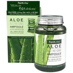 Farmstay All-In-One Aloe Ampoule Сыворотка для лица с экстрактом алоэ, 250 мл