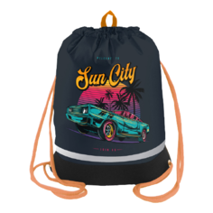 Berlingo Мешок для обуви Sun City (MS09451) черный