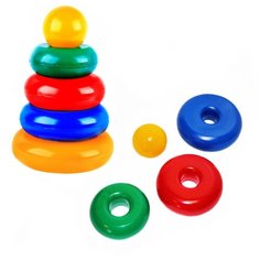 Пирамидка "4 кольца" 25 см Стеллар