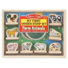 Melissa&Doug Набор штампов "Животные с фермы"