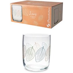 PSB 420112 Набор стаканов 280 мл 6 шт. LEAVES Pasabahce