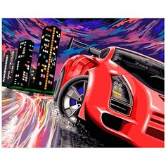 Раскрашивание, раскраски "ФРЕЯ" PNB/R1 №110 Набор для раскрашивания по номерам 50 х 40 см "Форсаж"