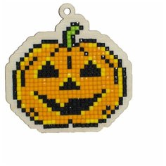 Мозаика на дереве Гранни "Тыква на Хэллоуин" (7.6х7.7 см)