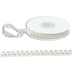 Лента упаковочная Veld co 48900 кружевная (1см х 10м) кайма