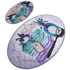 CHILAI HOME Комплект из 2 ковриков для ванной 60x100, 50x60 см 8682125917504