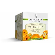 Крем для лица ночной с экстрактом календулы CALENDULA, Afrodita Cosmetics, Словения, 50мл