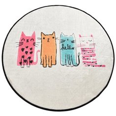 Коврик для ванной круглый, Ø100 см, 8682125926094 Chilai Home