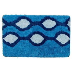 Коврик для ванной комнаты Iddis Curved Lines (blue) 50х80 см 400A580I12