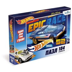 Пазл 104эл Hot Wheels Muscle Speeder Оригами 5859 Origami