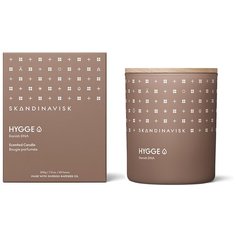 Свеча ароматическая HYGGE с крышкой, 200 г (новая) Skandinavisk