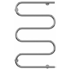 Полотенцесушитель электрический Terminus Ш-образный 500x825 хром