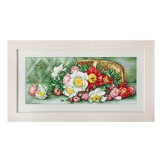 Набор для вышивания Цветы в корзине, Luca-S