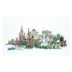 Набор для вышивания Москва, канва лён 36 ct Thea Gouverneur